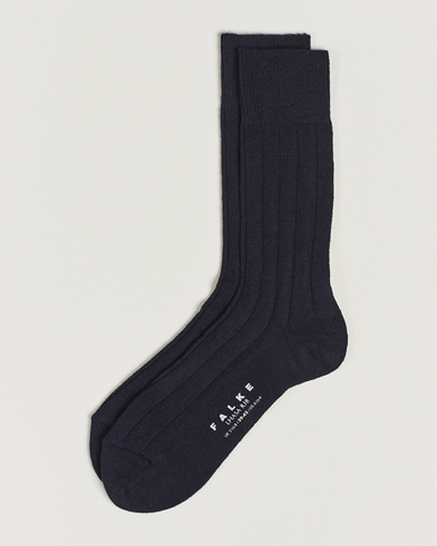 Herren | Socken aus Merinowolle | Falke | Lhasa Cashmere Socks Dark Navy