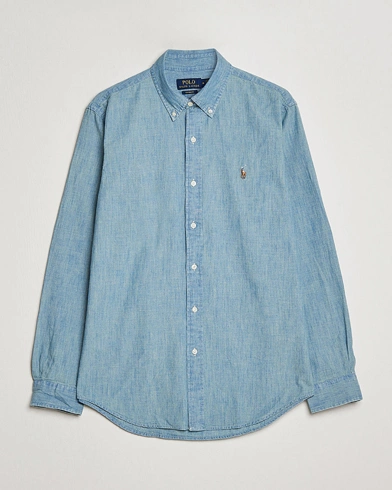 Herren |  | Polo Ralph Lauren | Custom Fit Shirt Chambray Washed