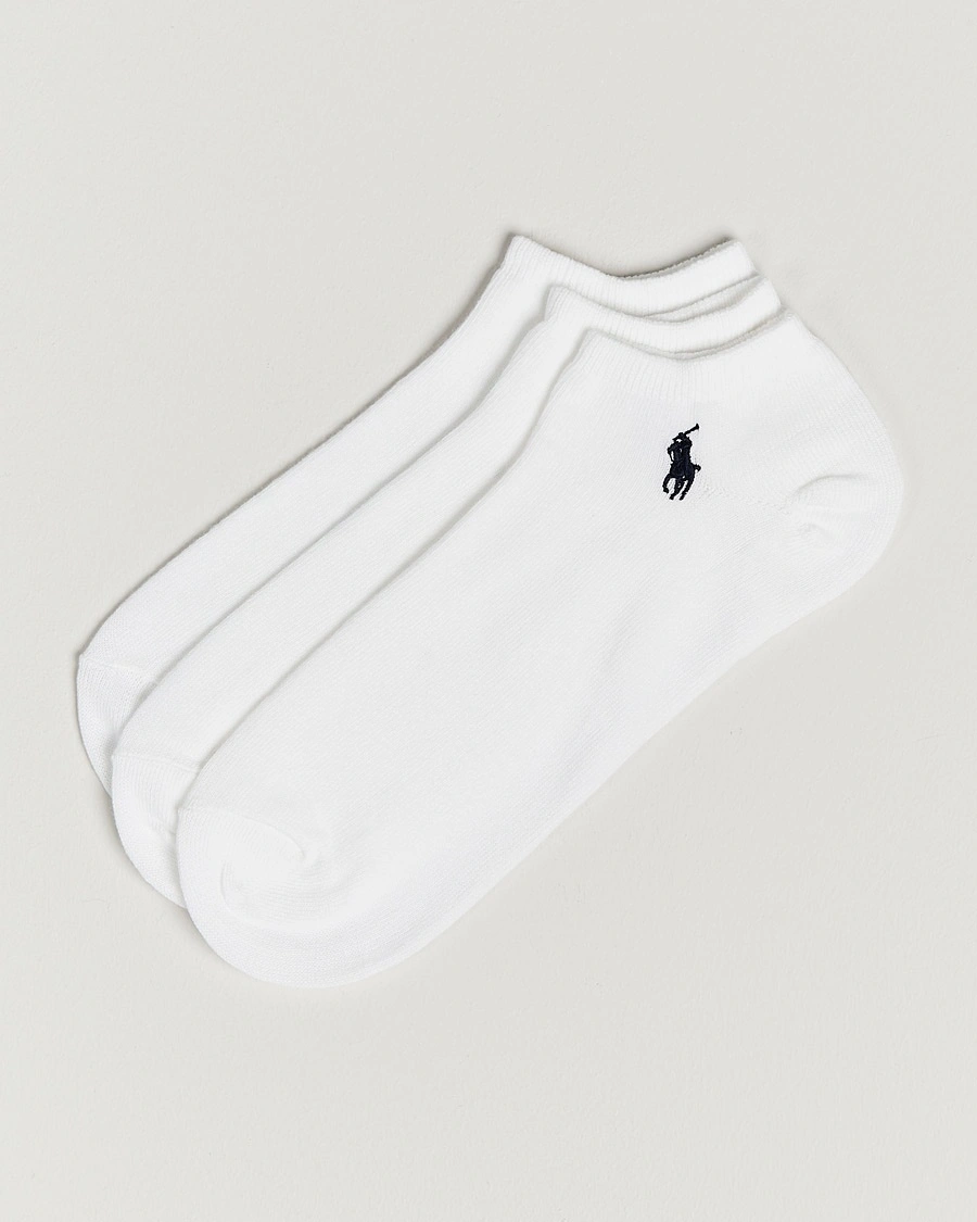 Polo Ralph Lauren 3-Pack Ghost Sock White – Weiß