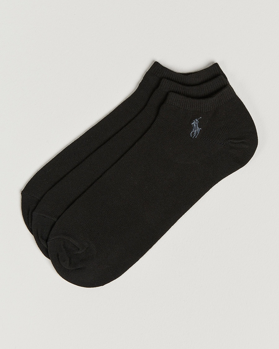 Polo Ralph Lauren 3-Pack Ghost Sock Black – Schwarz