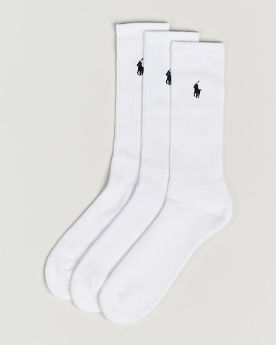 Herren | World of Ralph Lauren | Polo Ralph Lauren | 3-Pack Sport Socks White