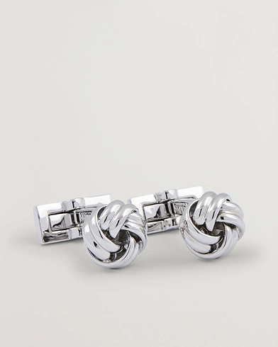 Herren | Accessoires | Skultuna | Cuff Links Black Tie Collection Knot Silver