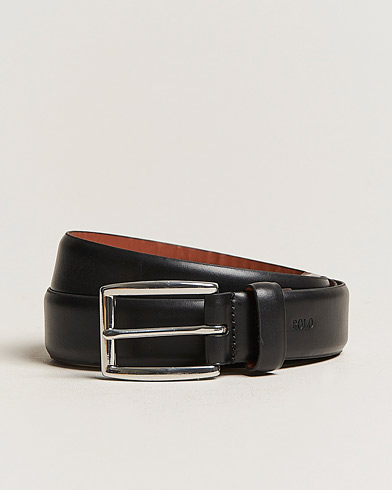 Herren | Schlichte Gürtel | Polo Ralph Lauren | Cowhide Belt 3 cm Black