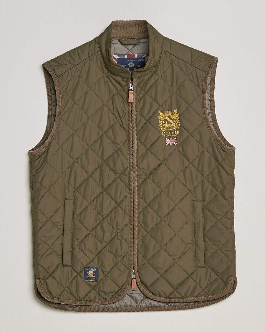 Herren | Westen | Morris | Trenton Quilted Vest Olive