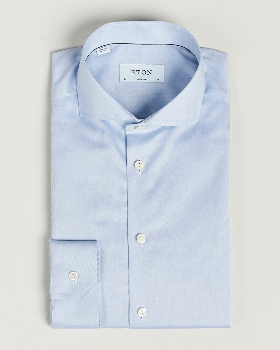 Eton Super Slim Fit Shirt Blue – Blau