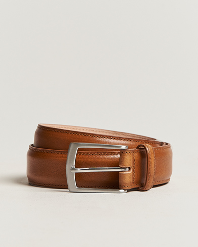Herren | Accessoires | Loake 1880 | Henry Leather Belt 3,3 cm Tan