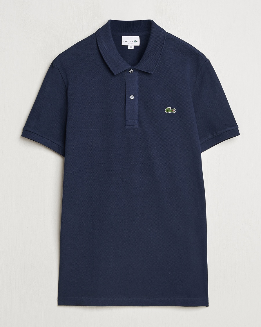 Lacoste Slim Fit Polo Piké Navy Blue – Blau