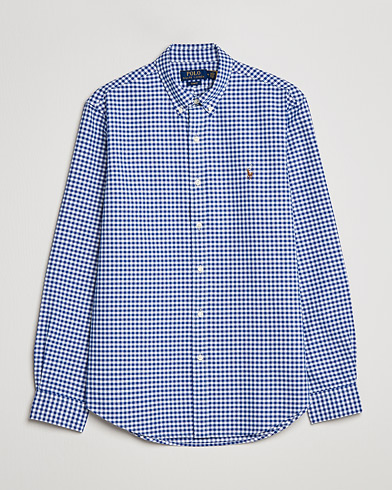 Herren | Freizeithemden | Polo Ralph Lauren | Slim Fit Shirt Oxford Blue/White Gingham