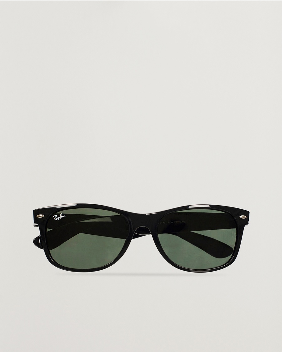 Ray-Ban New Wayfarer Sunglasses Black/Crystal Green – Schwarz