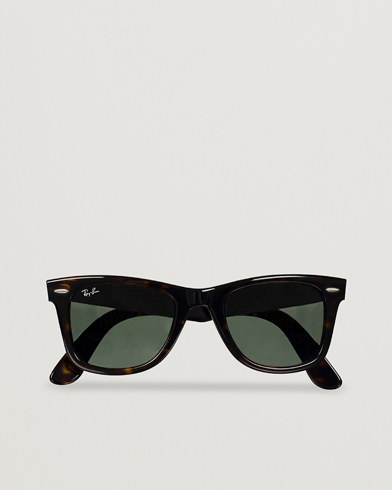 Herren |  | Ray-Ban | Original Wayfarer Sunglasses Tortoise/Crystal Green