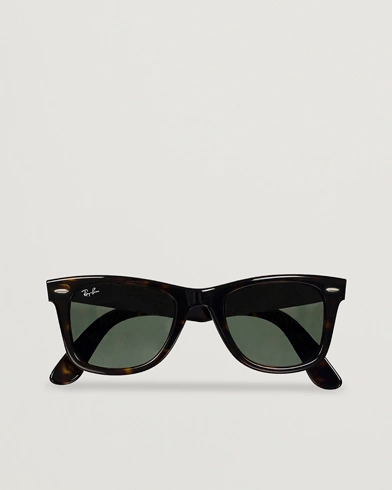 Herren | Sonnenbrillen | Ray-Ban | Original Wayfarer Sunglasses Tortoise/Crystal Green