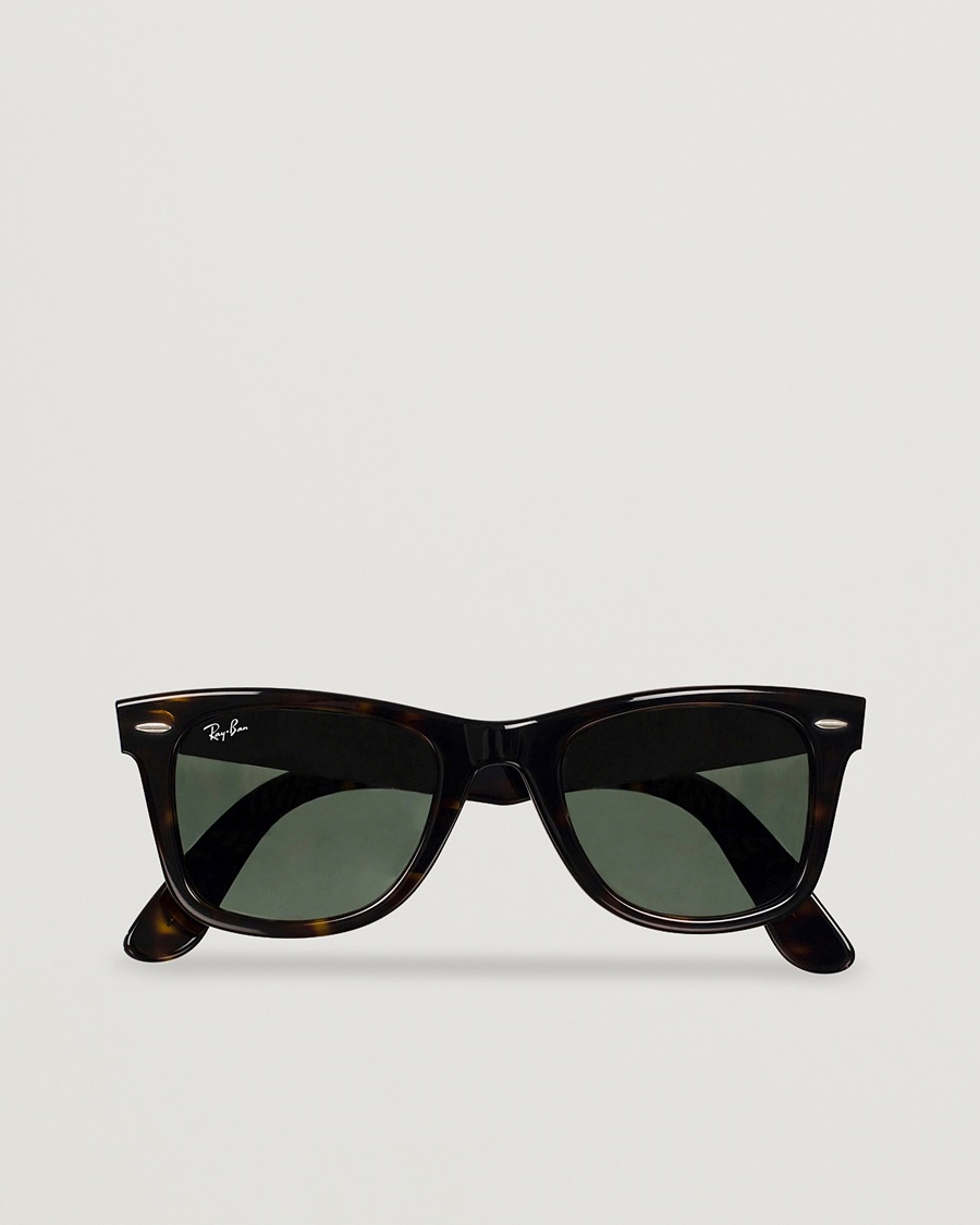 Ray-Ban Original Wayfarer Sunglasses Tortoise/Crystal Green – Braun