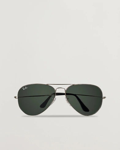 Herren | Ray-Ban | Ray-Ban | 0RB3025 Aviator Large Metal Sunglasses Silver/Grey Mirror