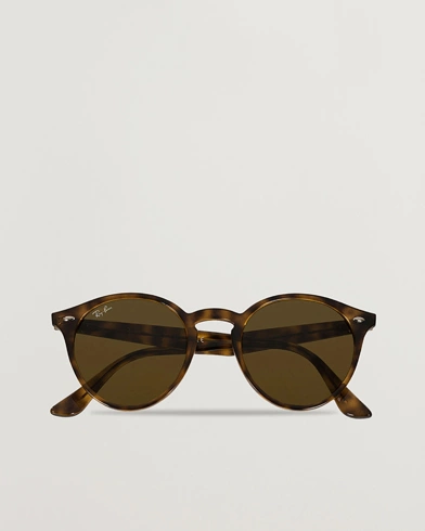 Herren | Runde Sonnenbrillen | Ray-Ban | RB2180 Acetat Sunglasses Dark Havana/Dark Brown