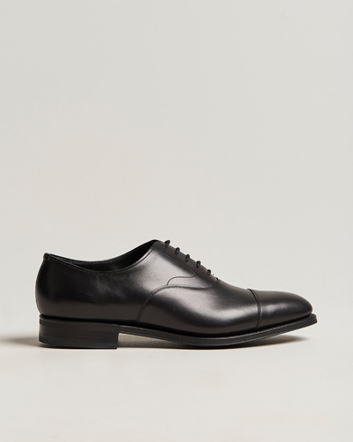 Herren | Handgefertigte Schuhe | Edward Green | Chelsea Oxford Black Calf