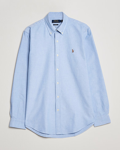 Herren |  | Polo Ralph Lauren | Custom Fit Oxford Shirt Blue