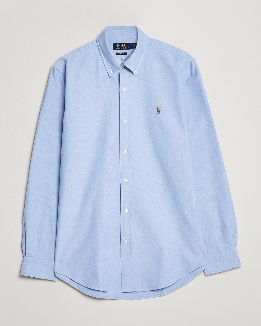 Herren | Freizeithemden | Polo Ralph Lauren | Custom Fit Oxford Shirt Blue
