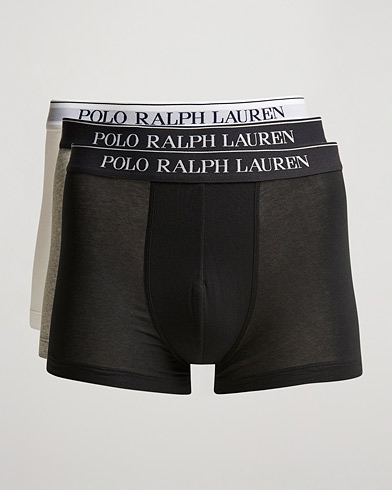 Herren | Unterhosen | Polo Ralph Lauren | 3-Pack Trunk Grey/White/Black
