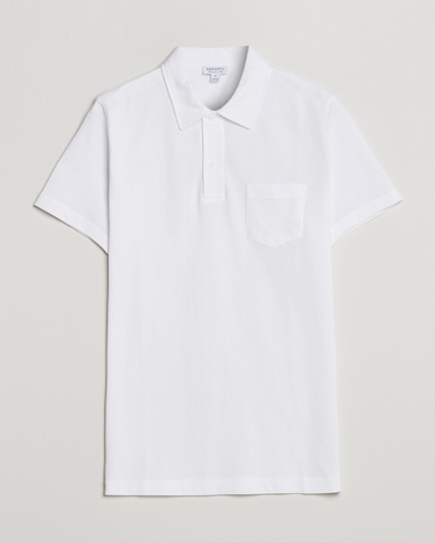 Herren |  | Sunspel | Riviera Polo Shirt White