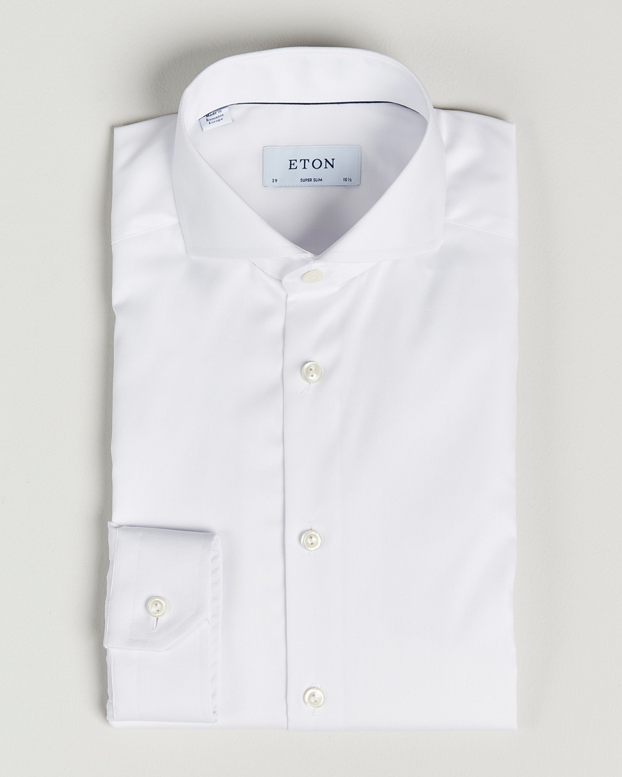 Herren | | Eton | Super Slim Fit Shirt Cutaway White