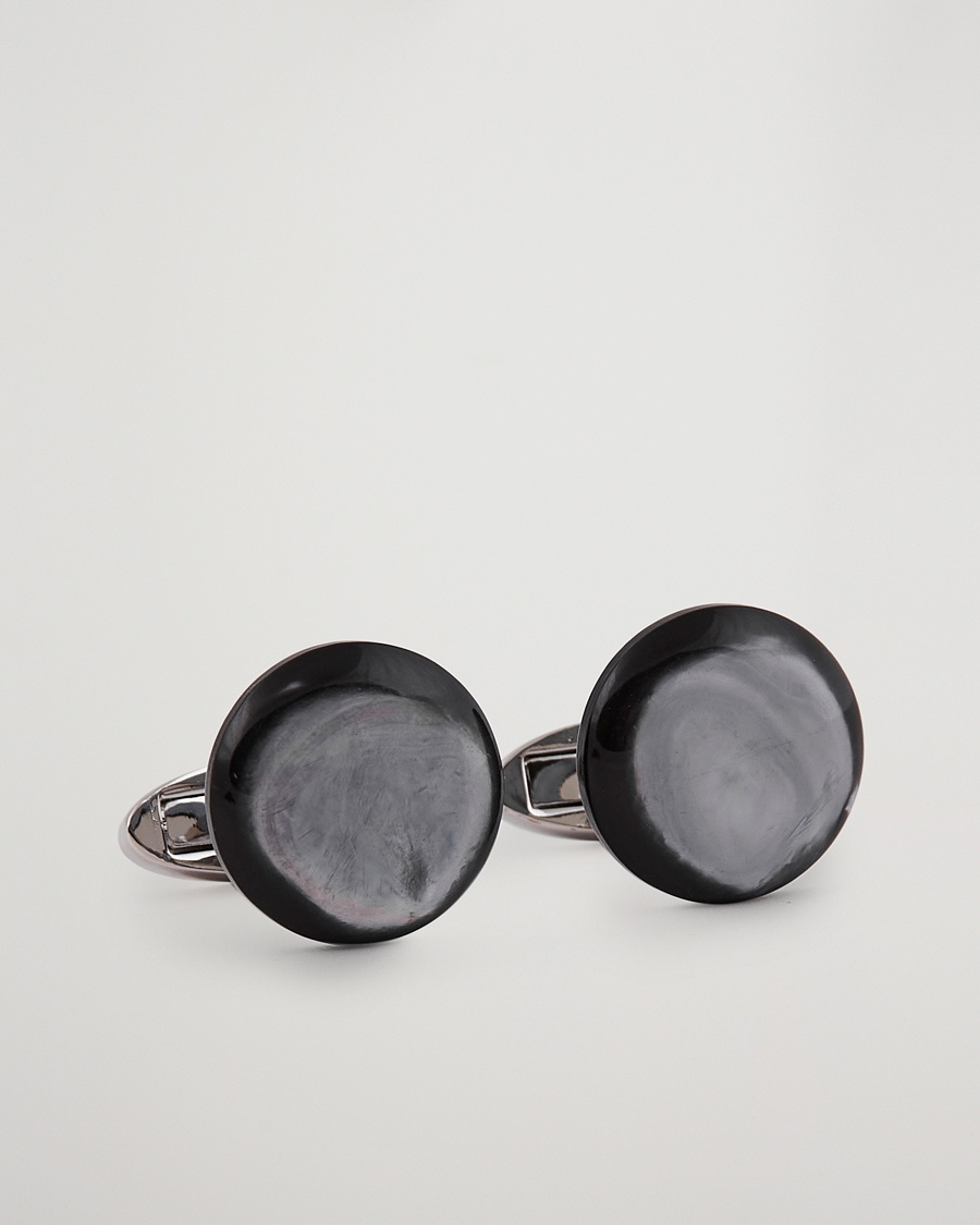 Stenströms Mother of Pearl Cufflink Grey – Grau