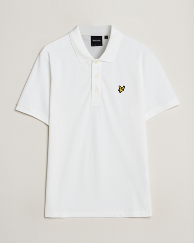 Herren |  | Lyle & Scott | Plain Pique Polo Shirt White