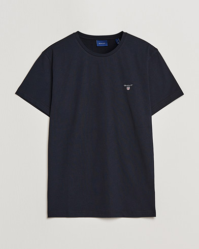 Herren | Kurzarm T-Shirt | GANT | The Original Solid Tee Black