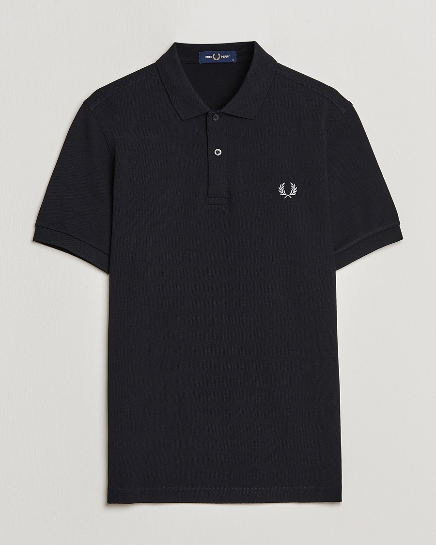 Herren | Fred Perry | Fred Perry | Plain Polo Black
