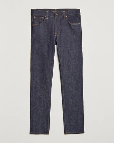Herren | Blaue jeans | Nudie Jeans | Lean Dean Organic Slim Fit Stretch Jeans Dry 16 Dips