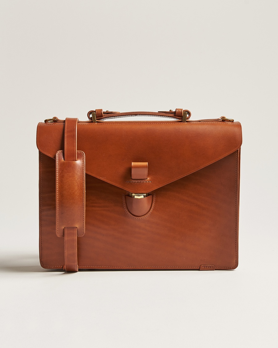 Herren | Zeitlose Klassiker | Tärnsjö Garveri | TG1873 Briefcase Cognac