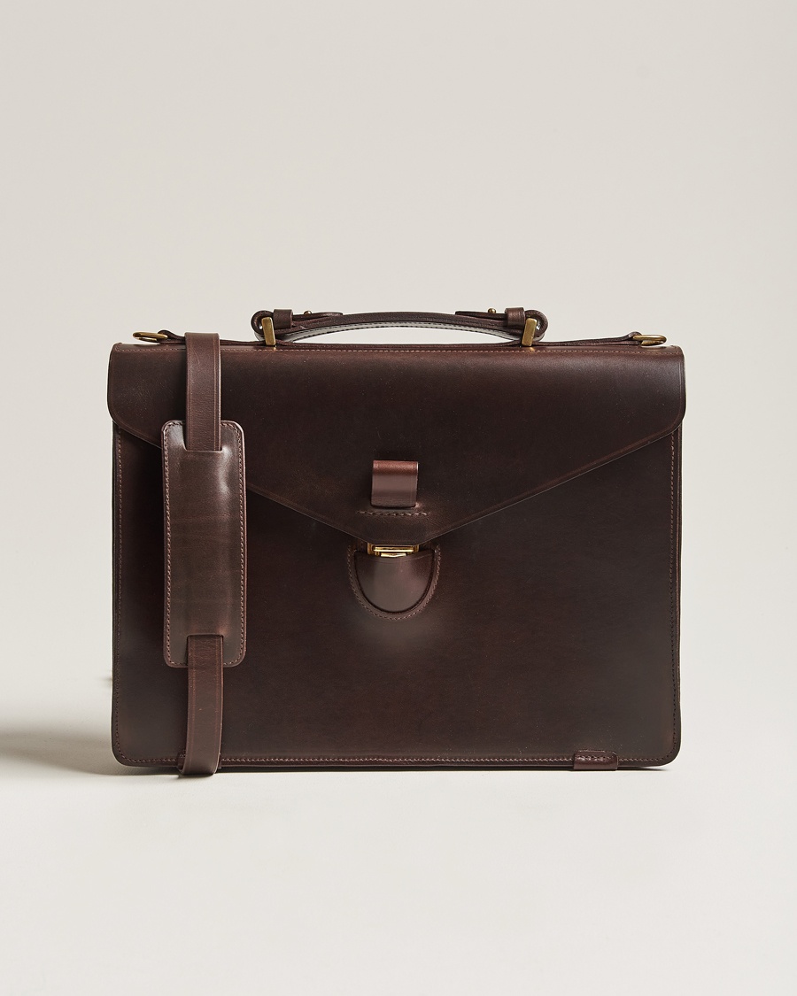 Herren | Dokumenttaschen | Tärnsjö Garveri | TG1873 Briefcase Dark Brown