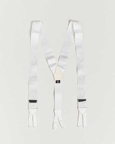 Herren | Accessoires | Albert Thurston | Moiré Braces 40mm White 