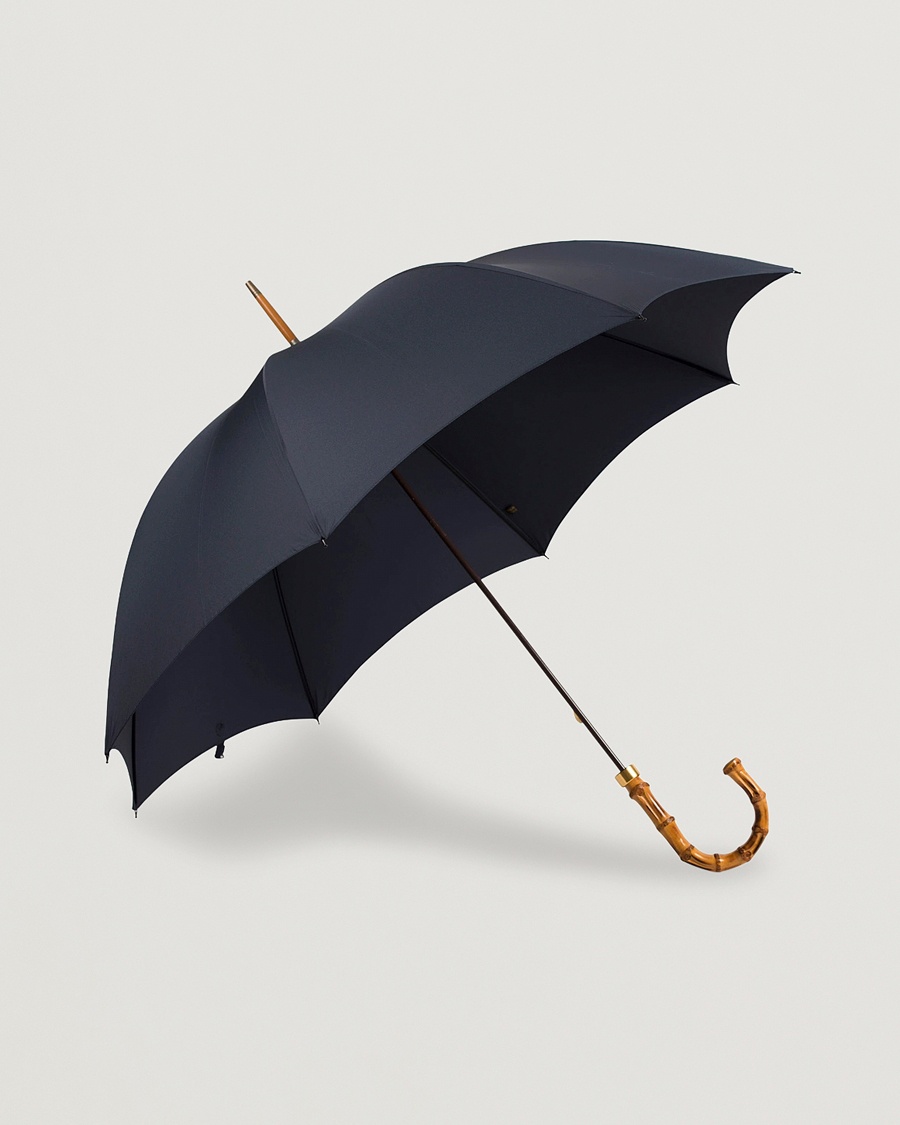 Fox Umbrellas Whangee Umbrella Dark Navy – Blau