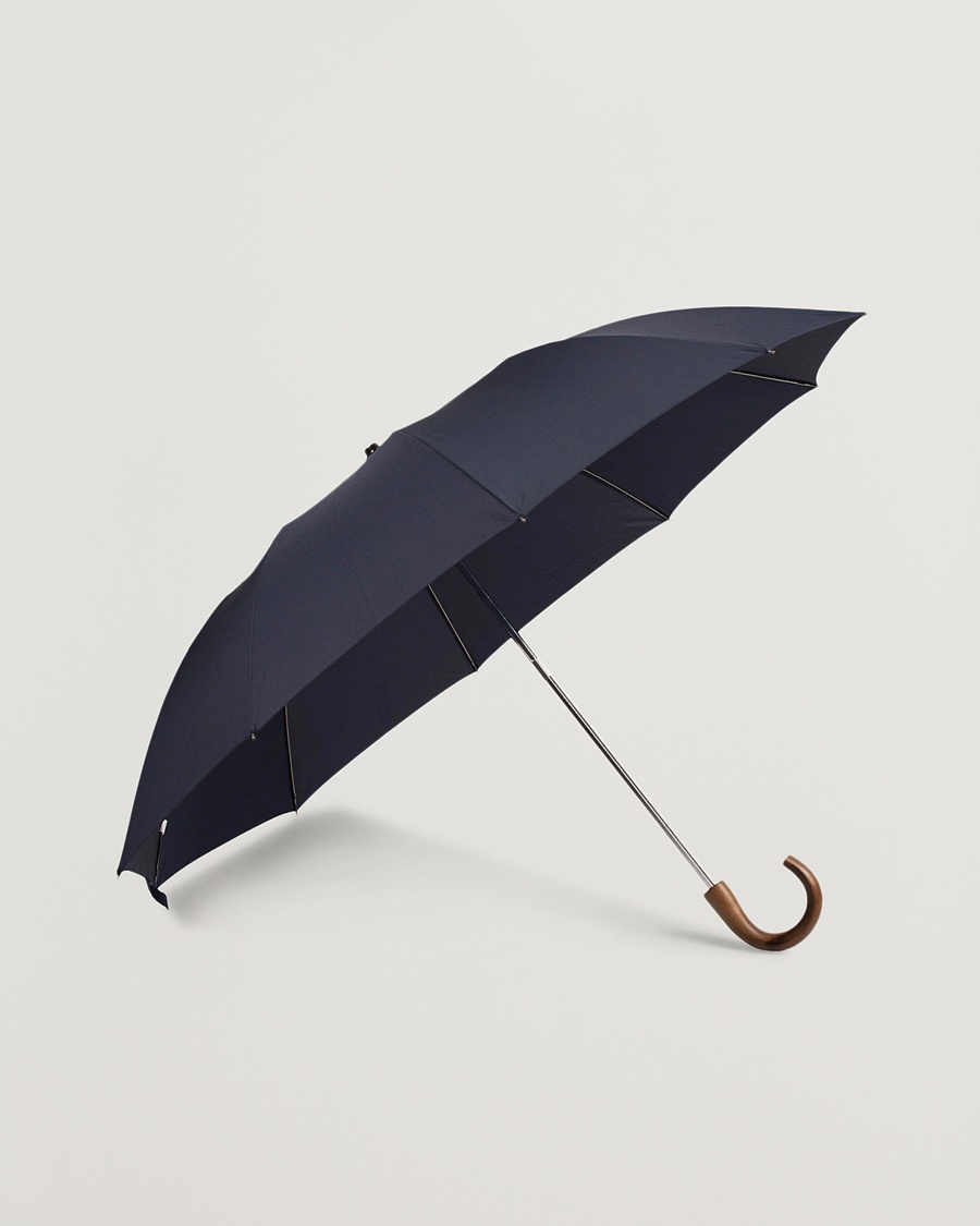 Fox Umbrellas Telescopic Umbrella Navy – Blau
