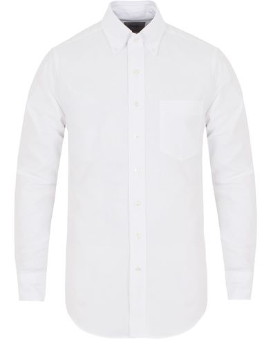 Herren |  | Drake's | Slim Fit Oxford BD Shirt White