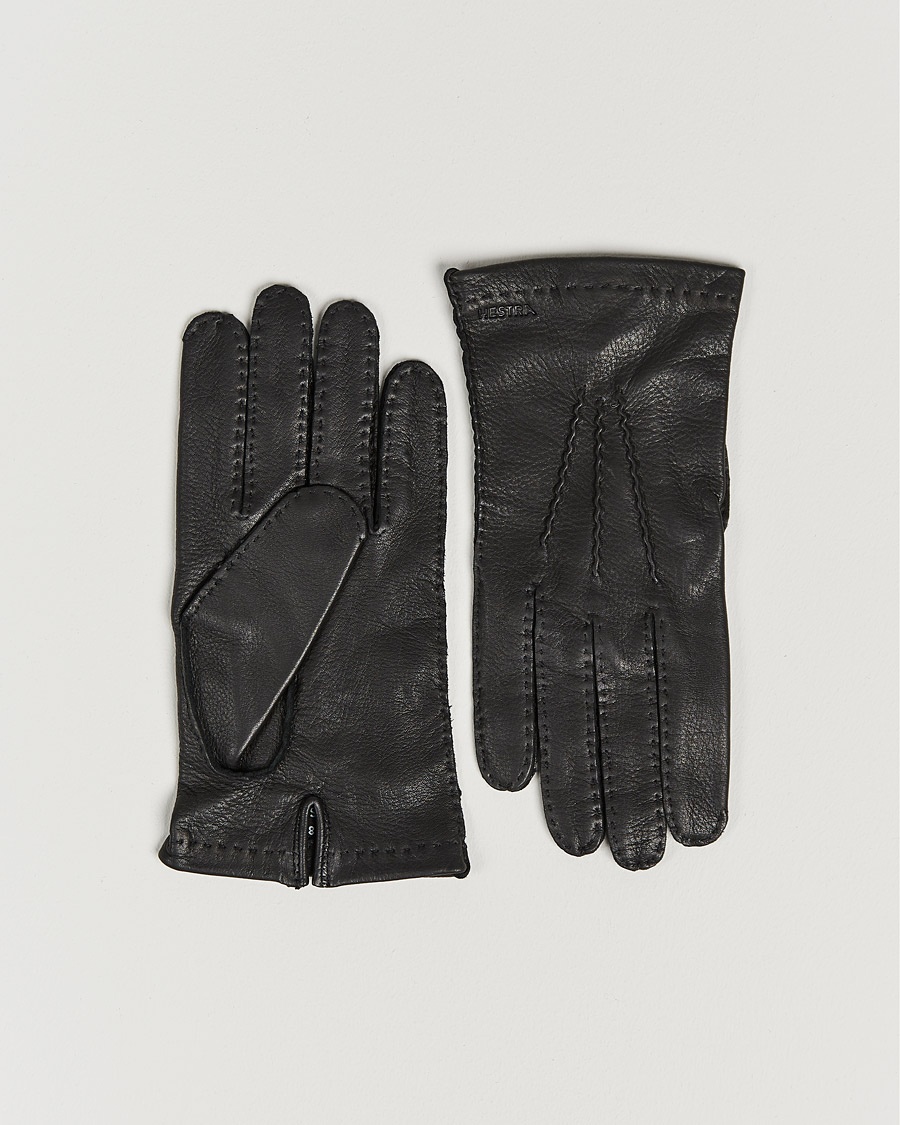 Hestra Henry Unlined Deerskin Glove Black – Schwarz