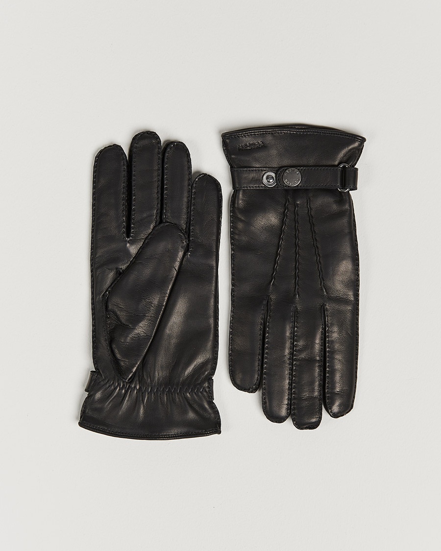 Hestra Jake Wool Lined Buckle Glove Black – Schwarz