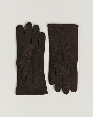 Herren | Handschuh | Hestra | Carpincho Handsewn Cashmere Glove Espresso Brown