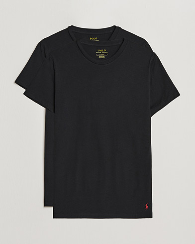 Herren | Schwartze t-shirts | Polo Ralph Lauren | 2-Pack Cotton Stretch Polo Black