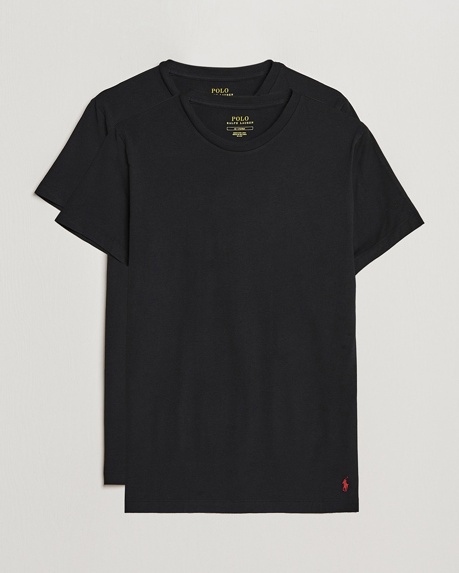 Polo Ralph Lauren 2-Pack Cotton Stretch T-Shirt Black – Schwarz