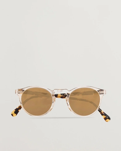 Herren |  | Oliver Peoples | Gregory Peck Sunglasses Honey/Gold Mirror