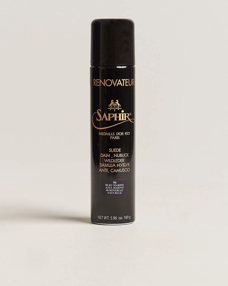 Saphir Medaille d'Or Renovateur Suede 250 ml Spray Navy Blue – Blau