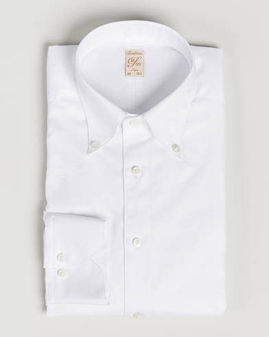 Herren | Stilvolle Silvester-Party | Stenströms | 1899 Slimline Supima Cotton Structure Shirt White