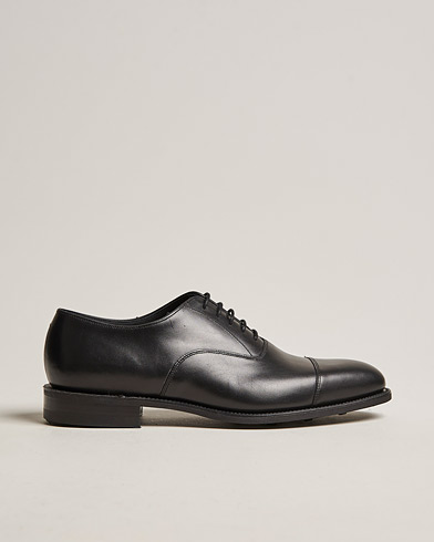 Herren | Handgefertigte Schuhe | Loake 1880 | Aldwych Single Dainite Oxford Black Calf