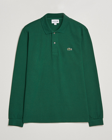 Herren | Langarm-Poloshirts | Lacoste | Long Sleeve Piké Green