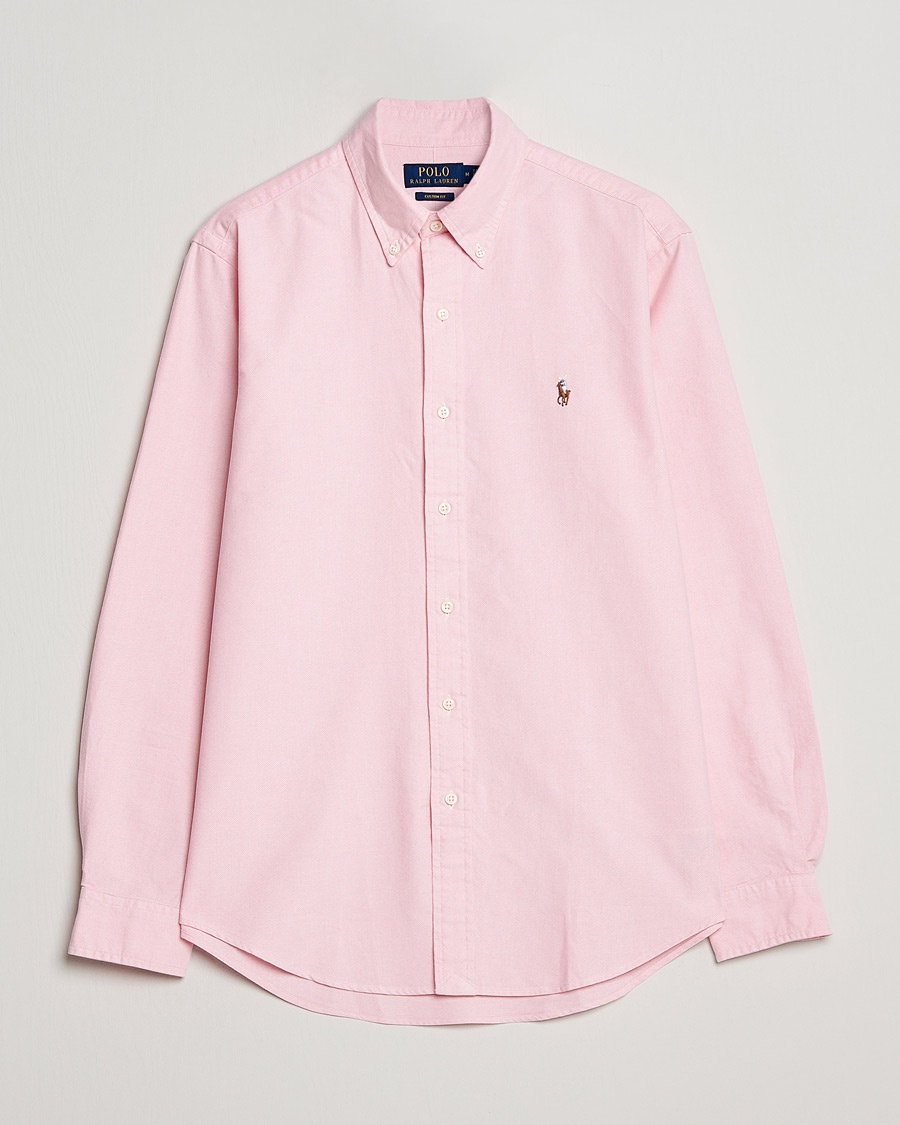 Herren | Freizeithemden | Polo Ralph Lauren | Custom Fit Oxford Shirt Pink