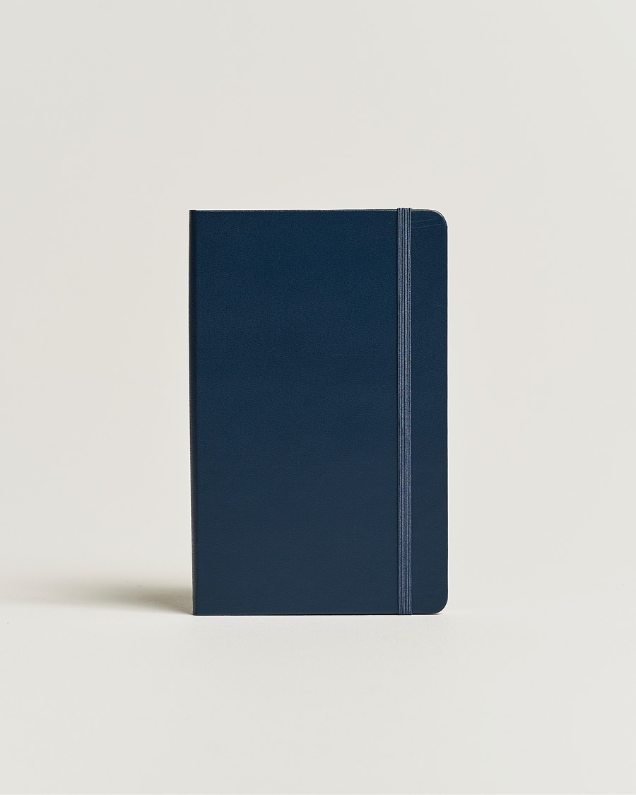 Herren | | Moleskine | Plain Hard Notebook Large Sapphire Blue