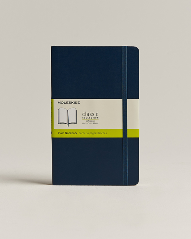 Notizbücher |  Plain Soft Notebook Large Sapphire Blue
