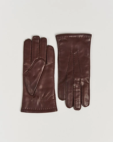 Herren | Wärmende Accessoires | Hestra | Edward Wool Liner Glove Chestnut