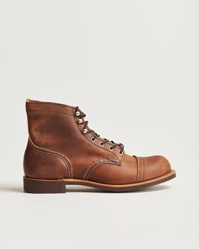 Herren | Handgefertigte Schuhe | Red Wing Shoes | Iron Ranger Boot Copper Rough/Tough Leather